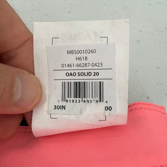 NWT Hurley One And Only 20" Board Shorts Crossdye Neon Pink Men's Size 30 - Picture 3 of 11